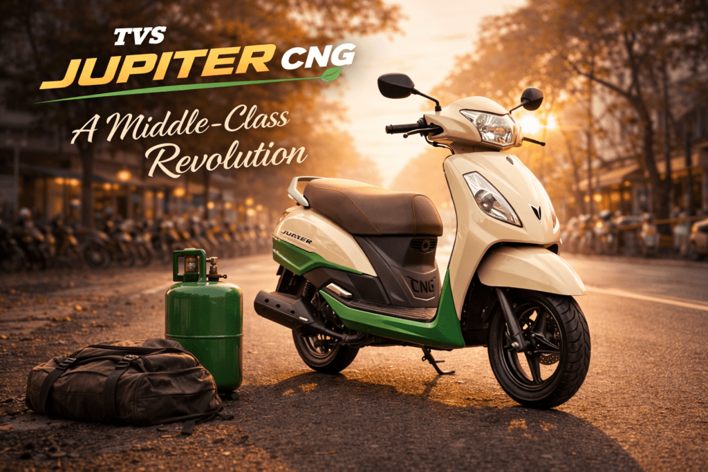 Upcoming Bikes in India 2026 -TVS Jupiter CNG