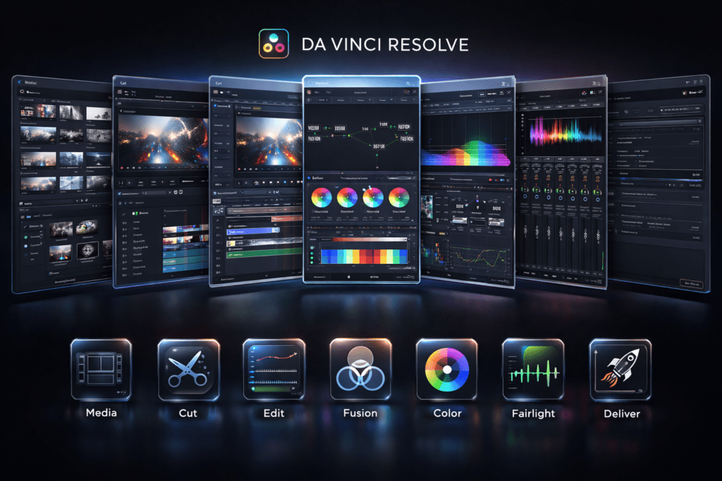 The 7 Pillars of DaVinci Resolve Masterclass for Professionals.