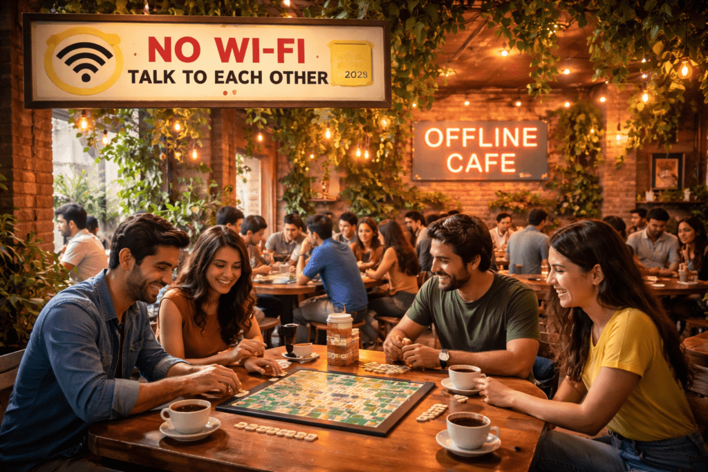 Rise of offline-only spaces during The Great Offline Movement 2026.