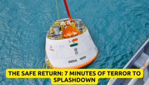 ISRO Gaganyaan-1 Mission Crew Module Splashdown in Arabian Sea