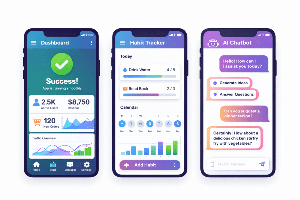 UI/UX wireframe concepts for mobile application developers