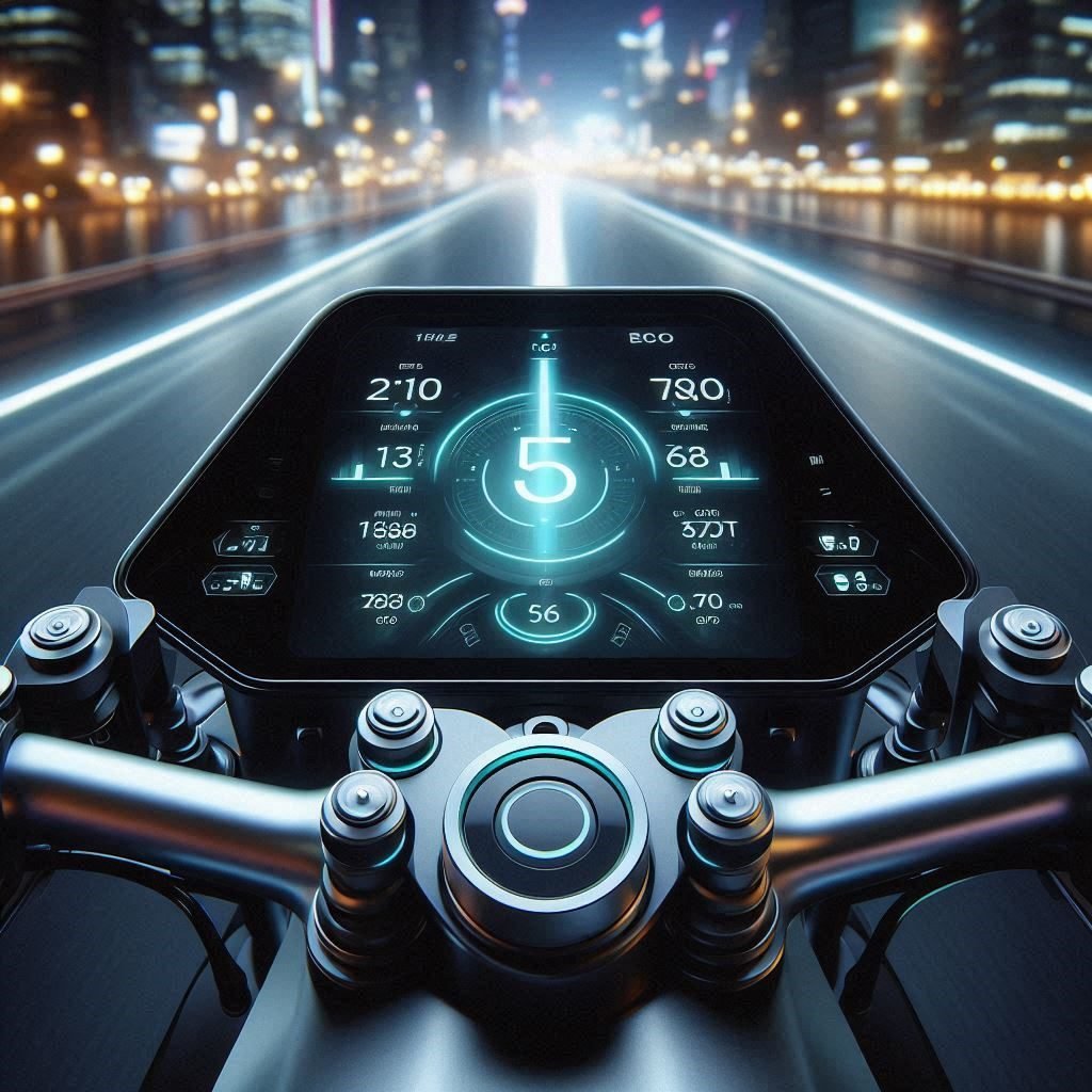 Digital dashboard of the best electric bikes for daily commuting