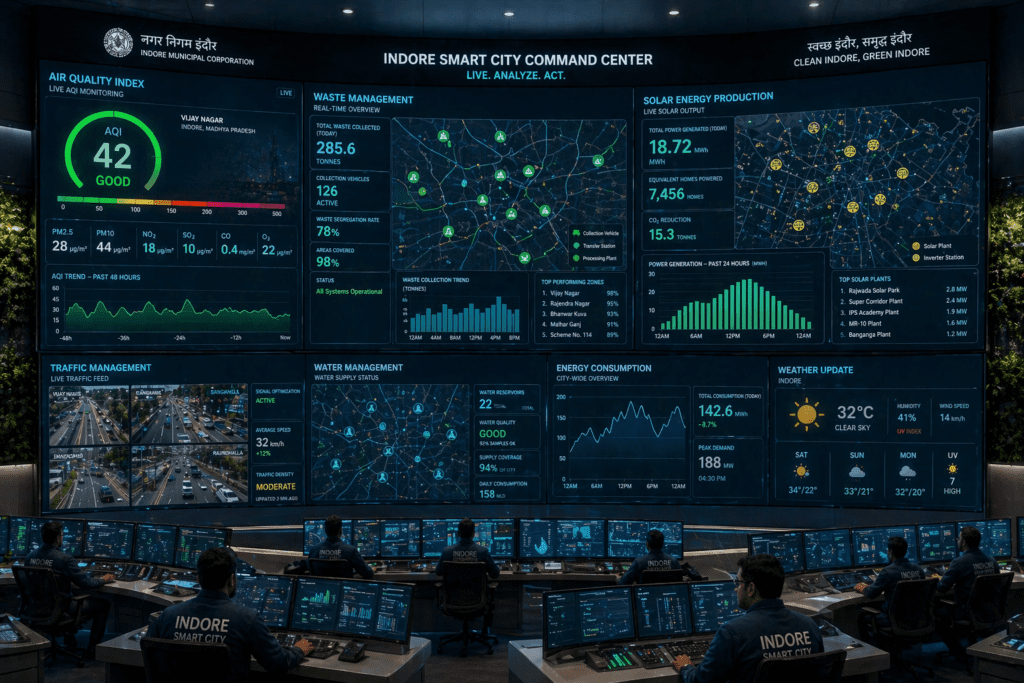Smart monitoring systems used in Climate-Smart Cities for sustainability.
