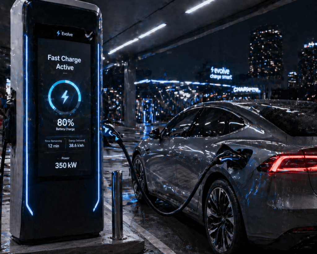 Smart charging technology for Ultra-Affordable Luxury EVs.